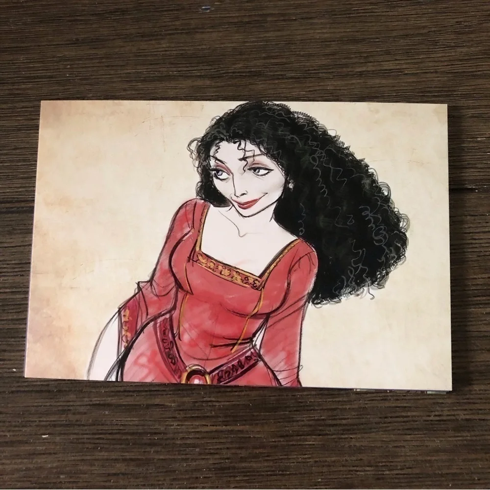 Disney Villains Postcards: Tangled: Mother Gothel 4 pack